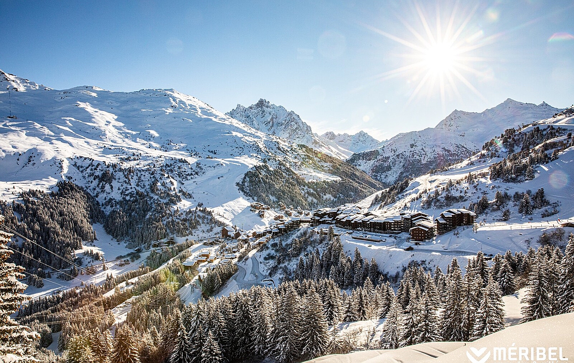 Winter paradise in Meribel's heart