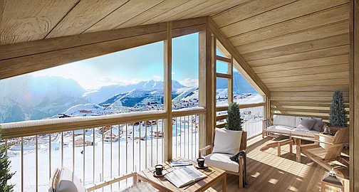 Alpe d'Huez, Isere, Rhone Alpes