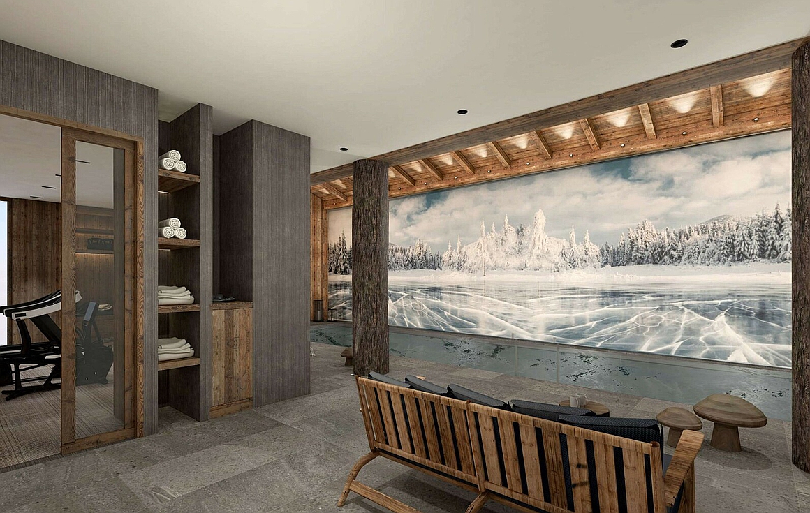 The Communal Spa area