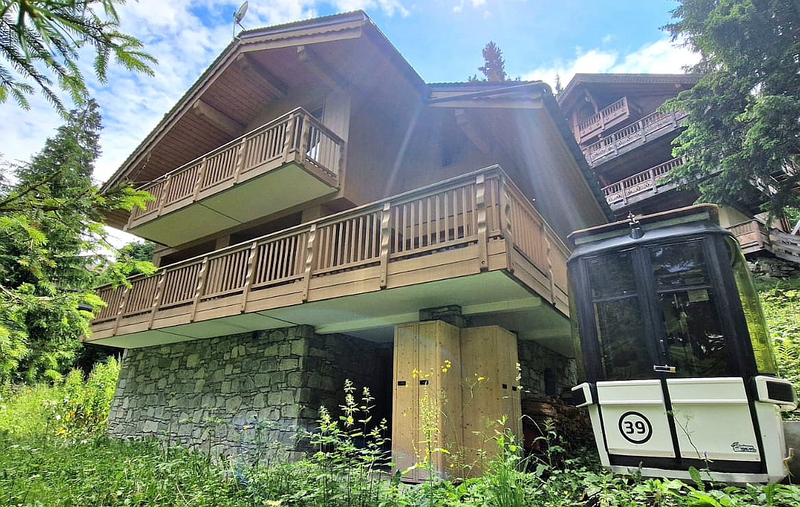 The chalet for sale in La Tania