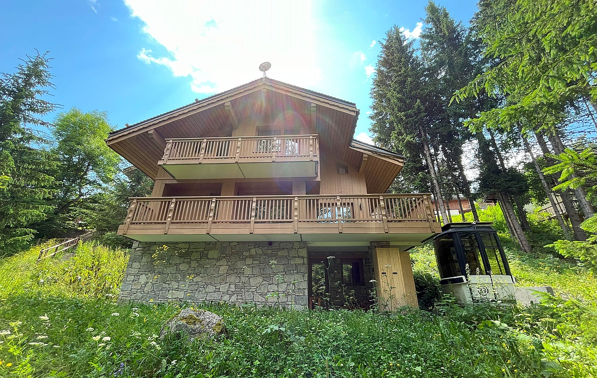 The chalet for sale in La Tania
