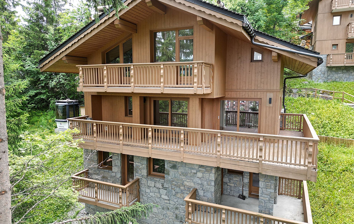 The chalet for sale in La Tania