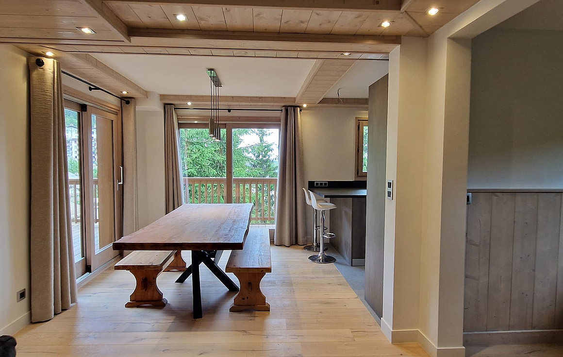 The chalets for sale in La Tania