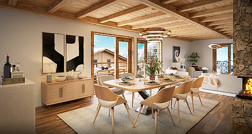 The chalet for sale in Praz sur Arly