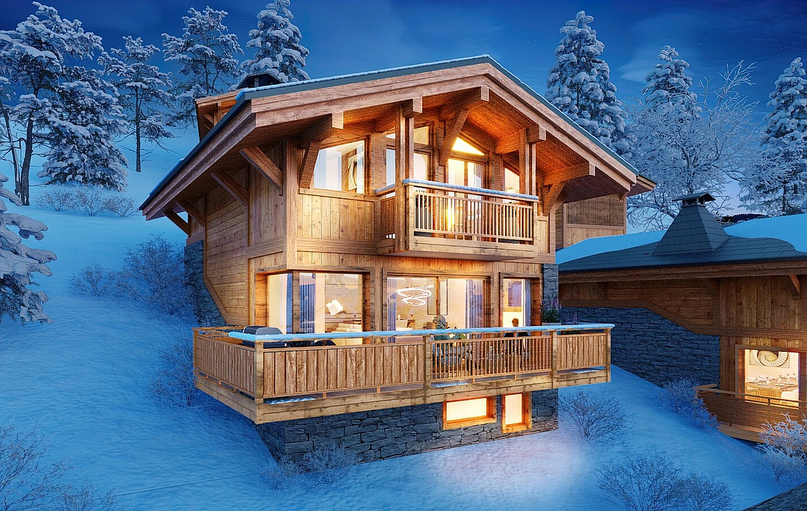 The chalets for sale in Les Gets