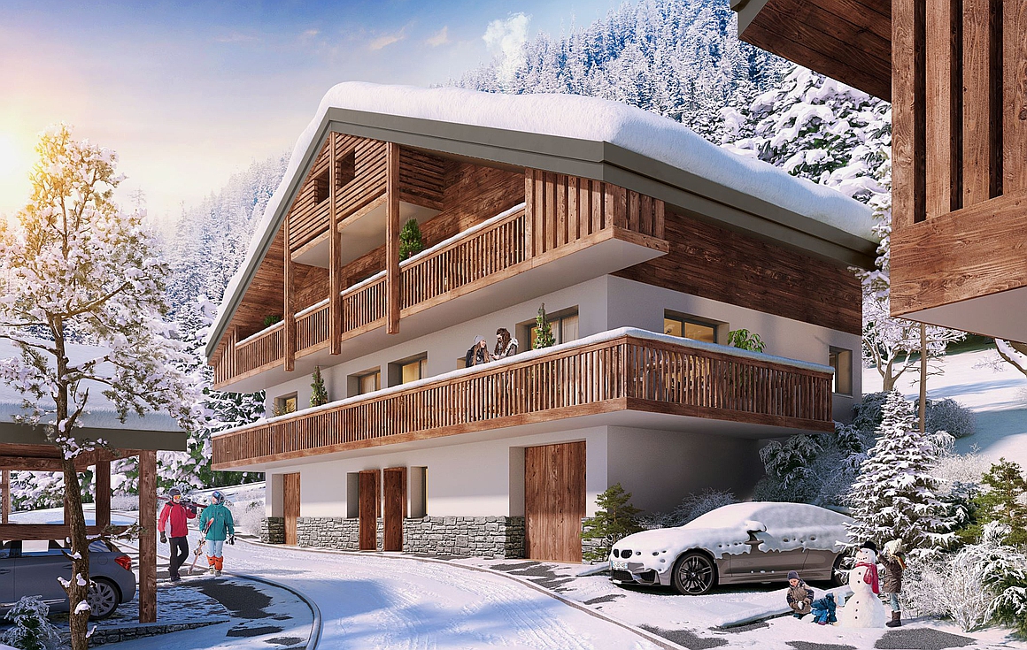The brand new chalets for sale in Chatel