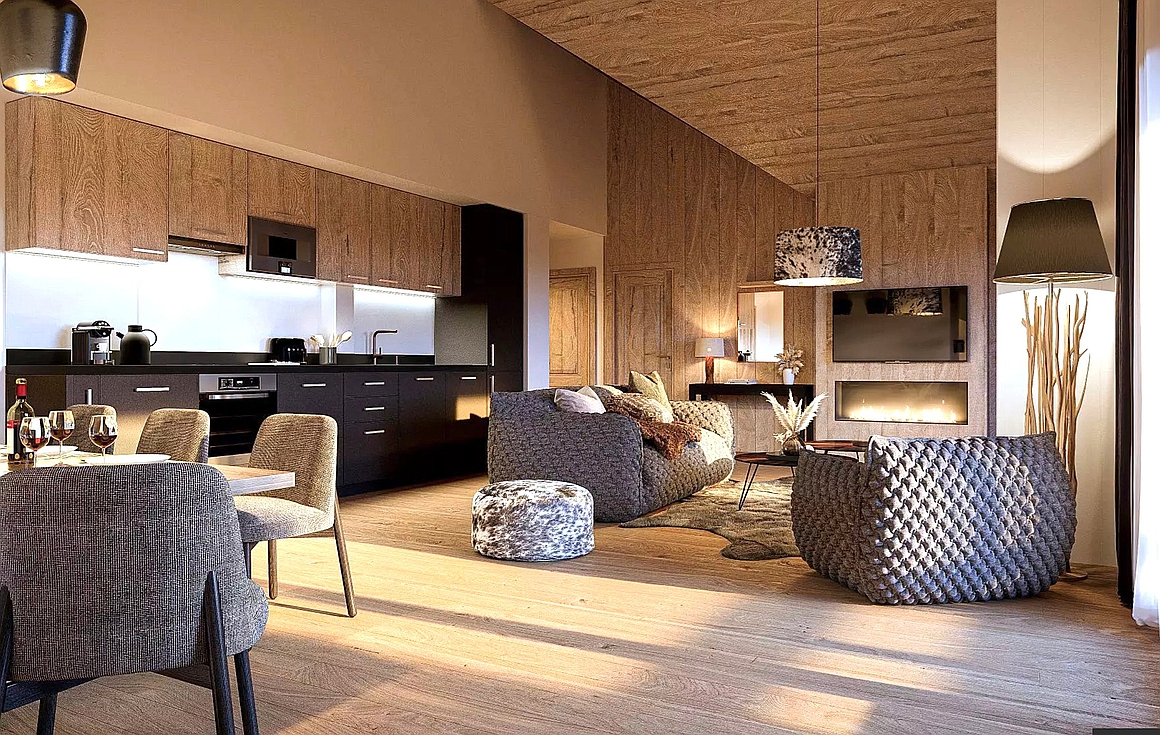 The brand new apartments for sale in Vaujany