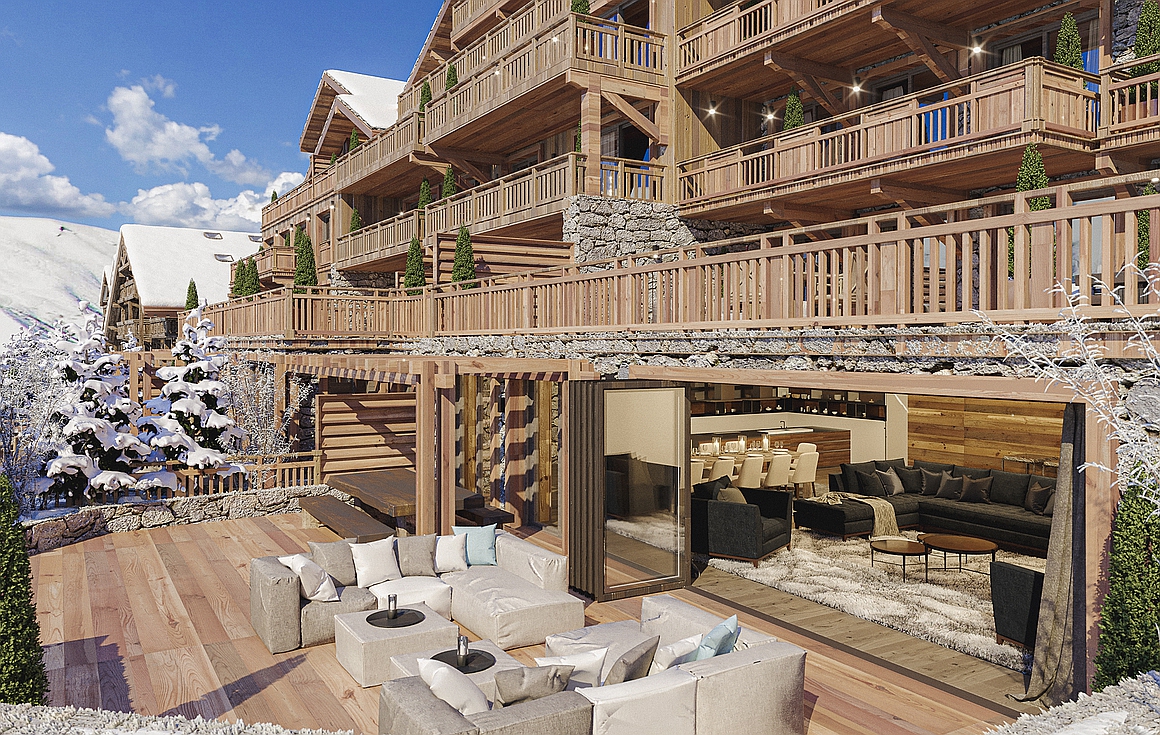 Meribel apartment interior style