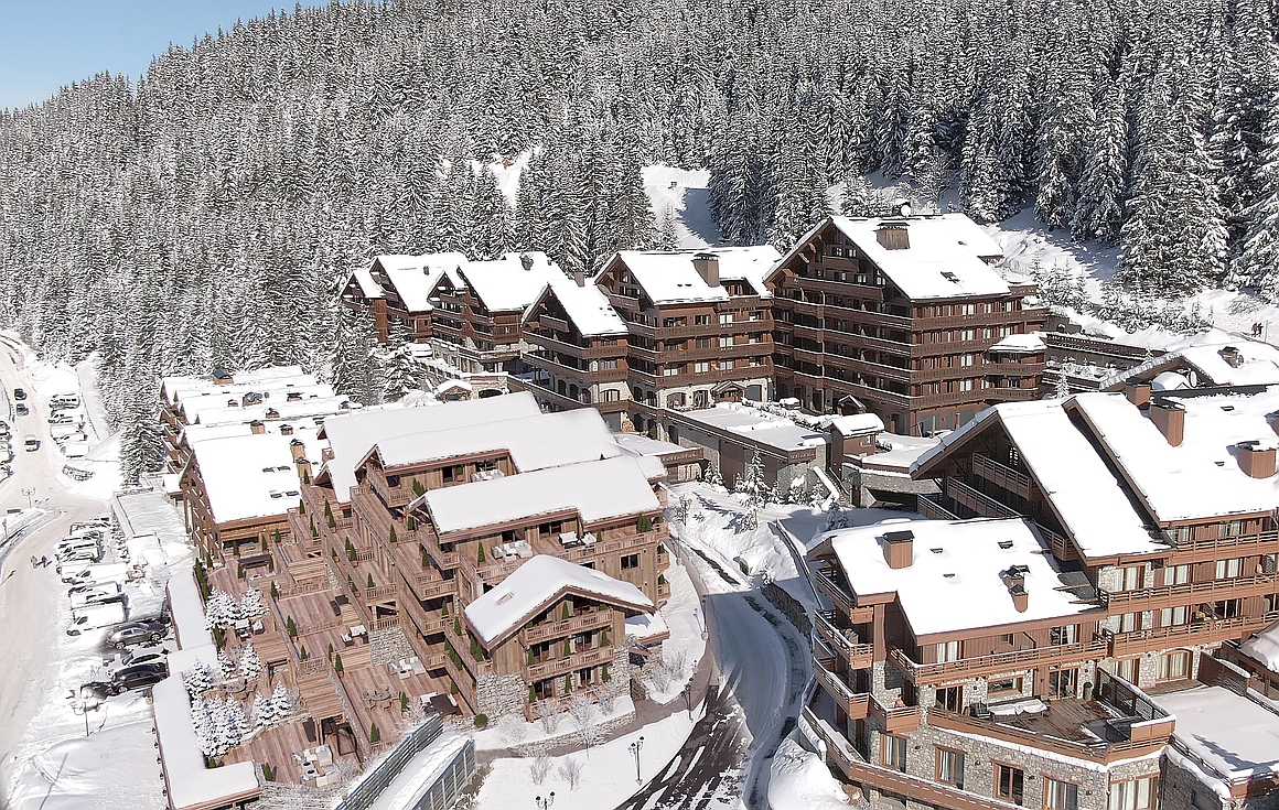 The brand new apartments for sale in Meribel