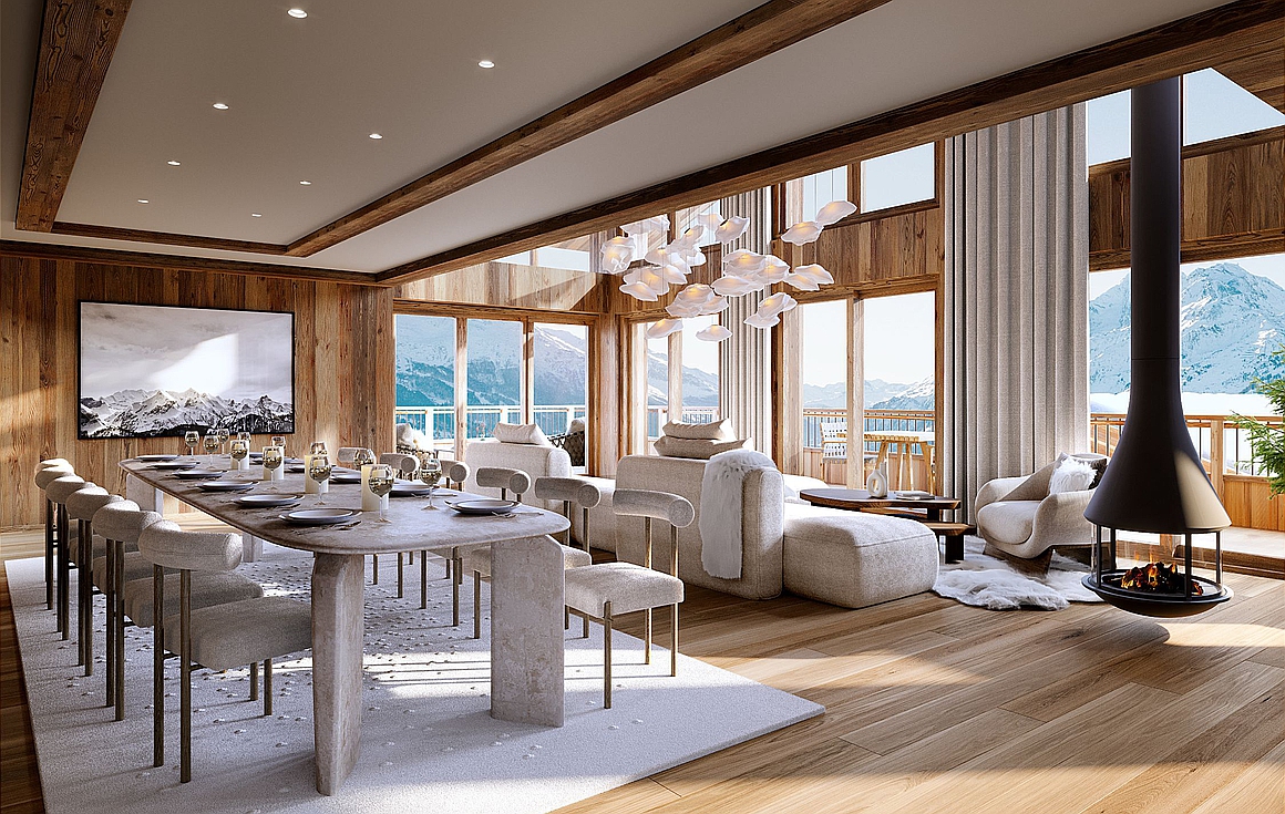 The chalet for sale in a Rosière