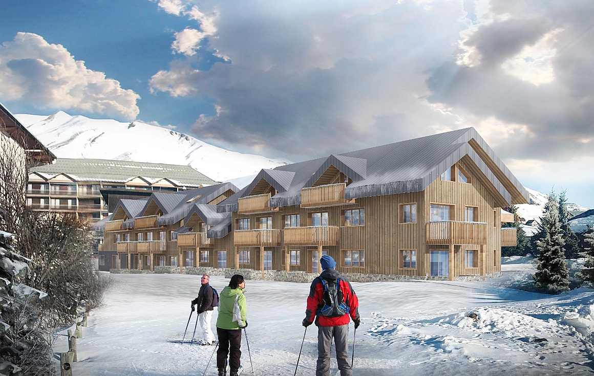 The brand new apartments for sale in La Toussuire