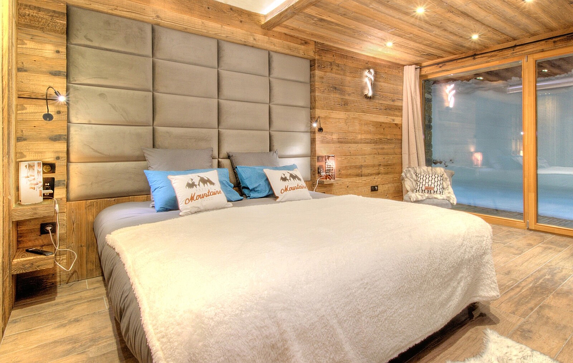 The chalet for sale in La Plagne