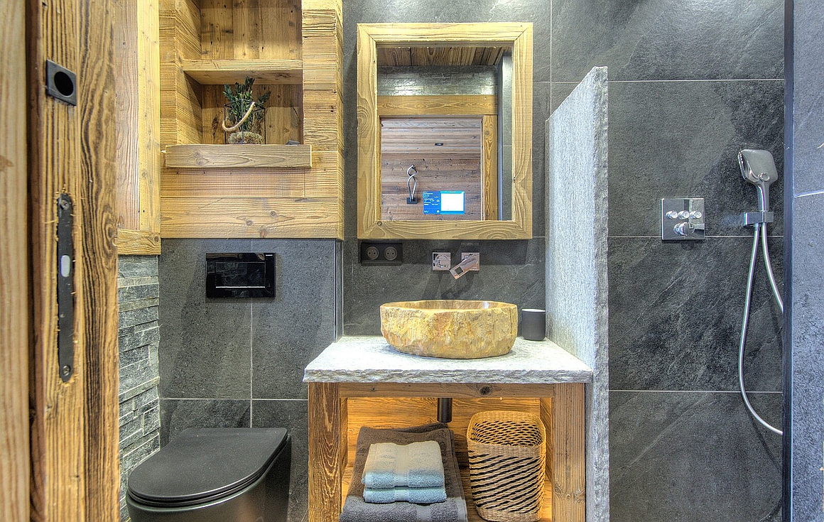 The chalet for sale in La Plagne