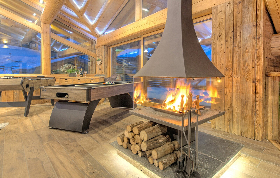 The chalet for sale in La Plagne