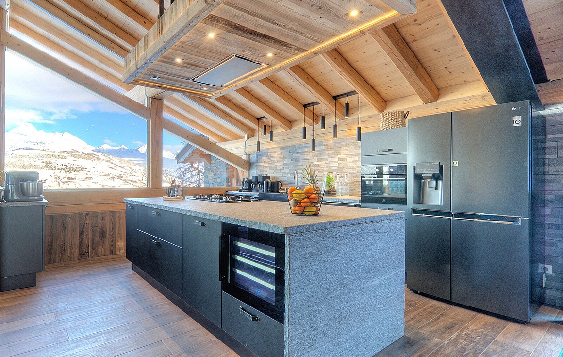 The chalet for sale in La Plagne