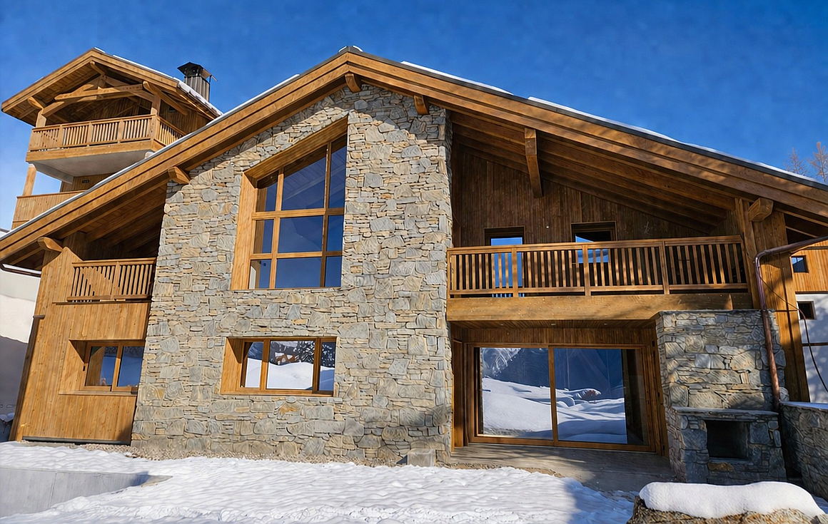 The chalet for sale in Les Deux Alpes