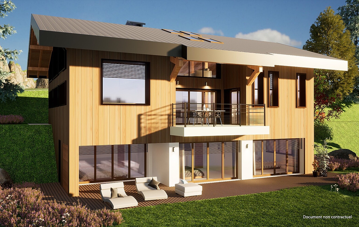 The chalet for sale in Chamonix