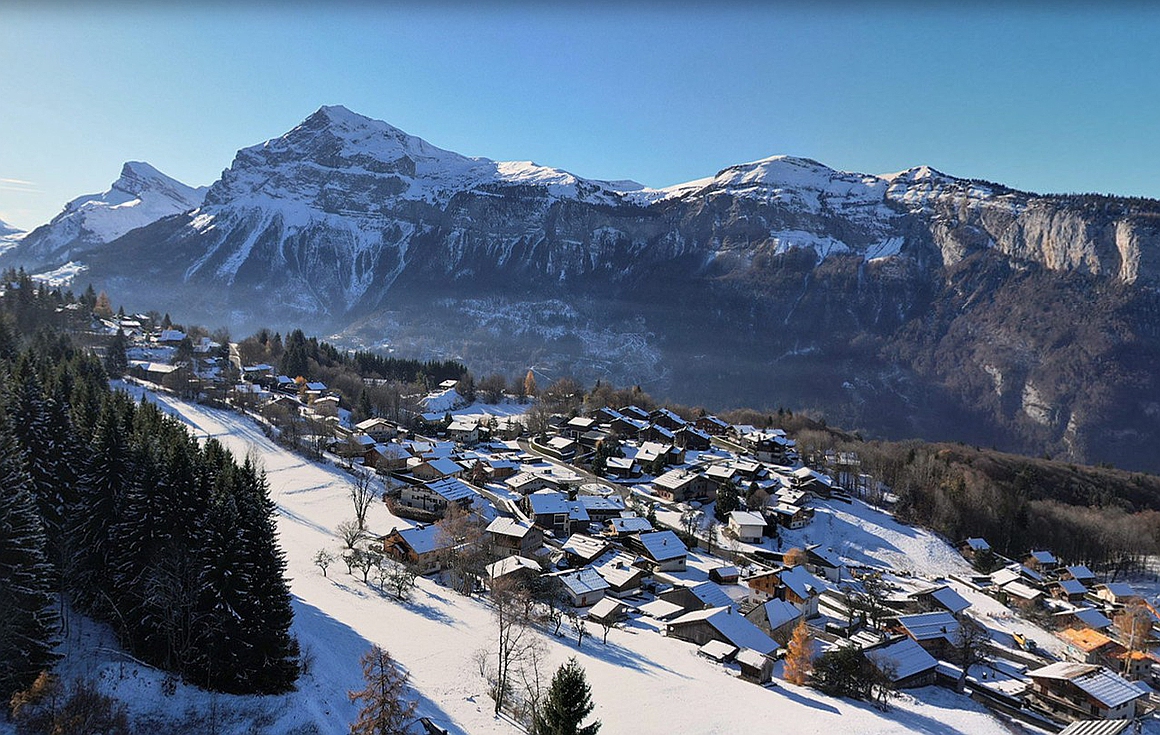 The brand new apartments for sale in Les Carroz