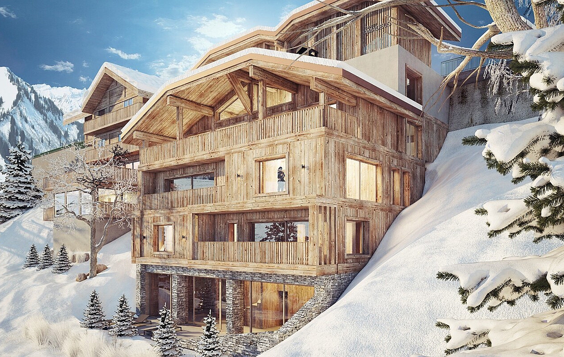 The chalet for sale in Morzine