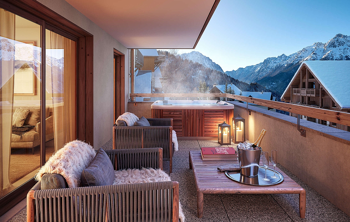 The views from the residence