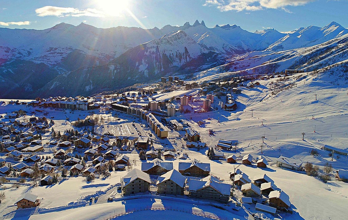 The resort of La Toussuire