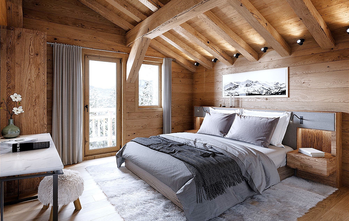 The property has 5 ensuite bedrooms