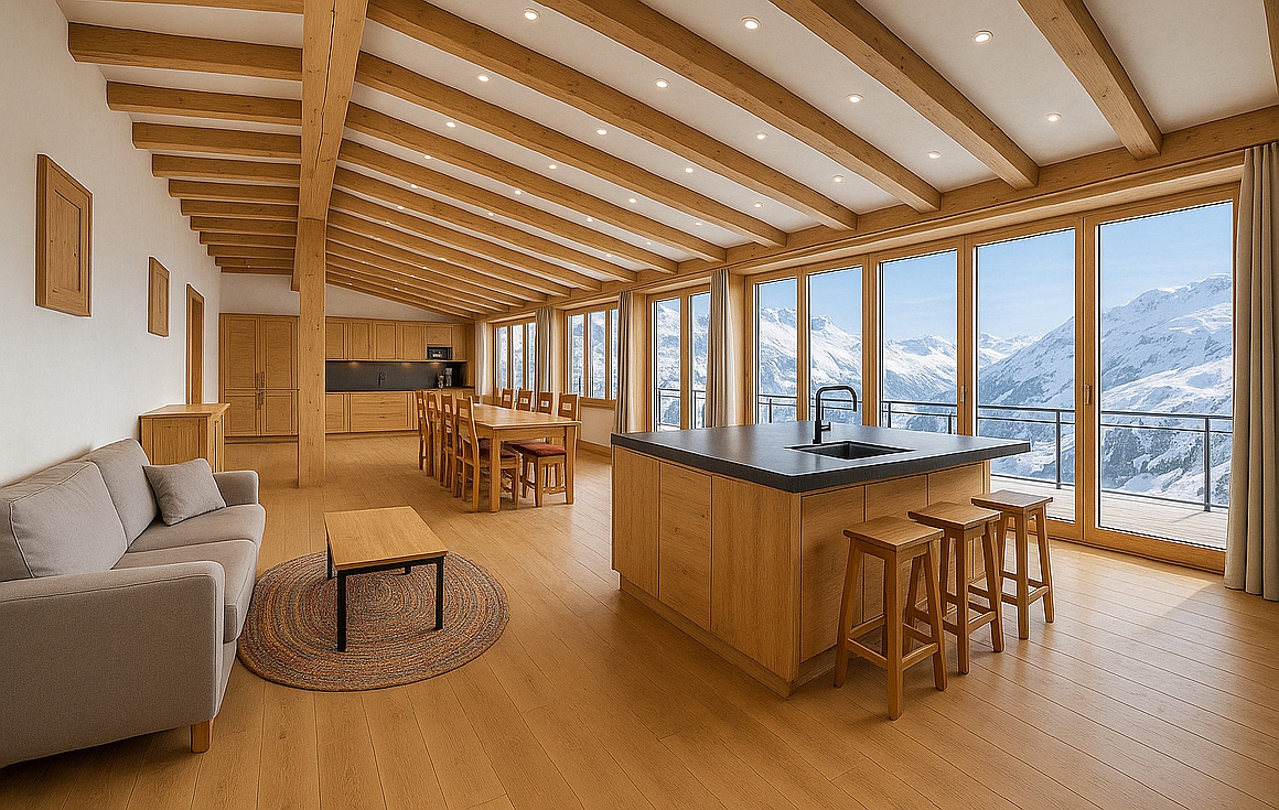 The apartment for sale in Val Thorens