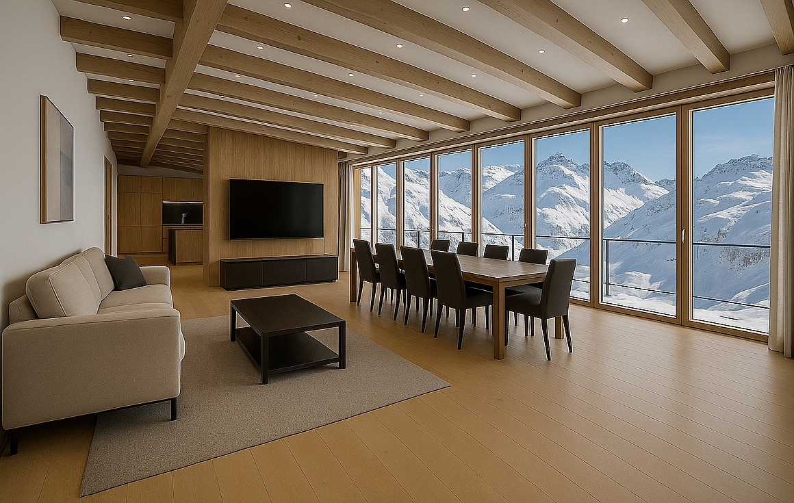 The apartment for sale in Val Thorens