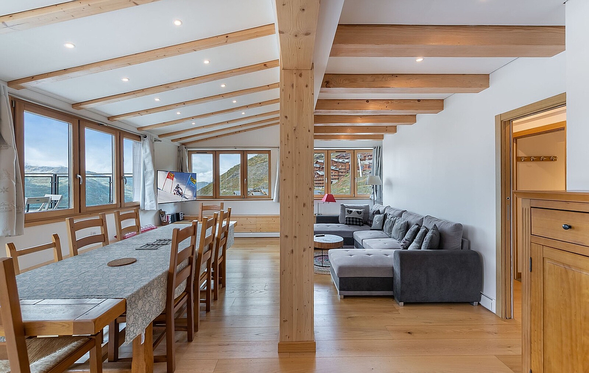 The apartment for sale in Val Thorens