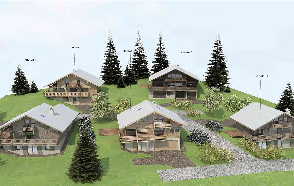 The chalets for sale in St Gervais