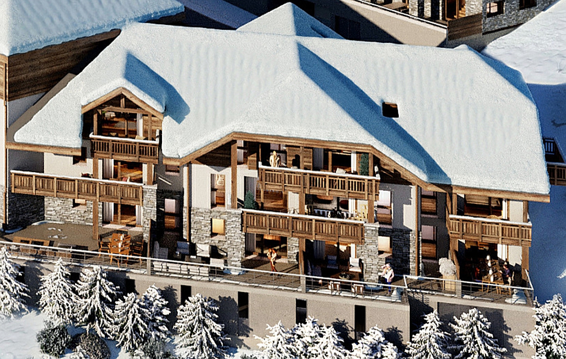 The brand new apartments for sale in Vaujany