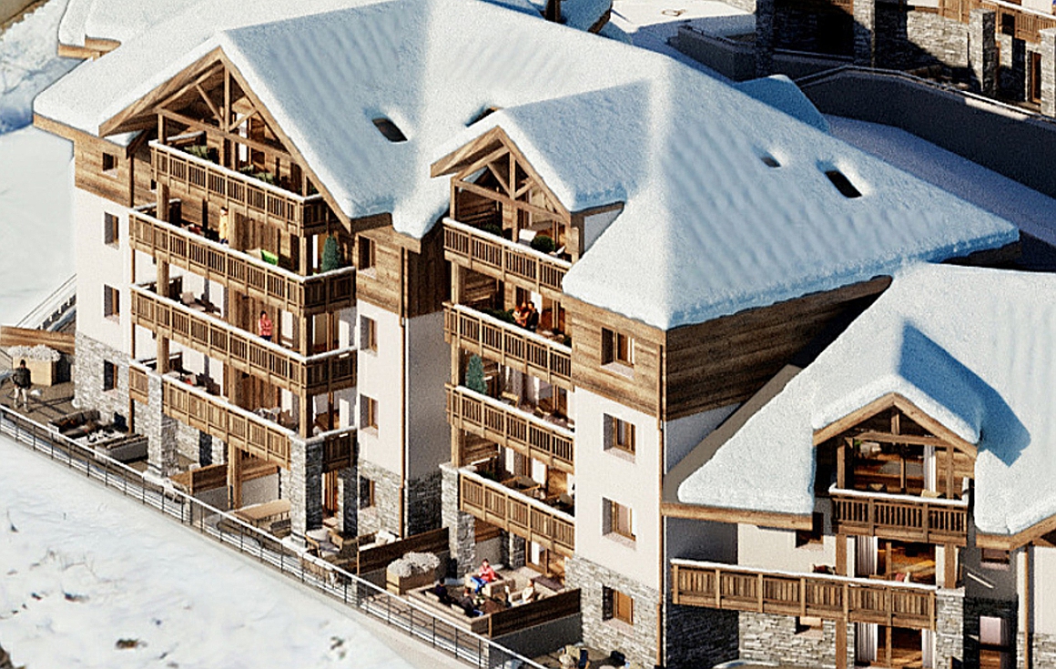 The brand new apartments for sale in Vaujany