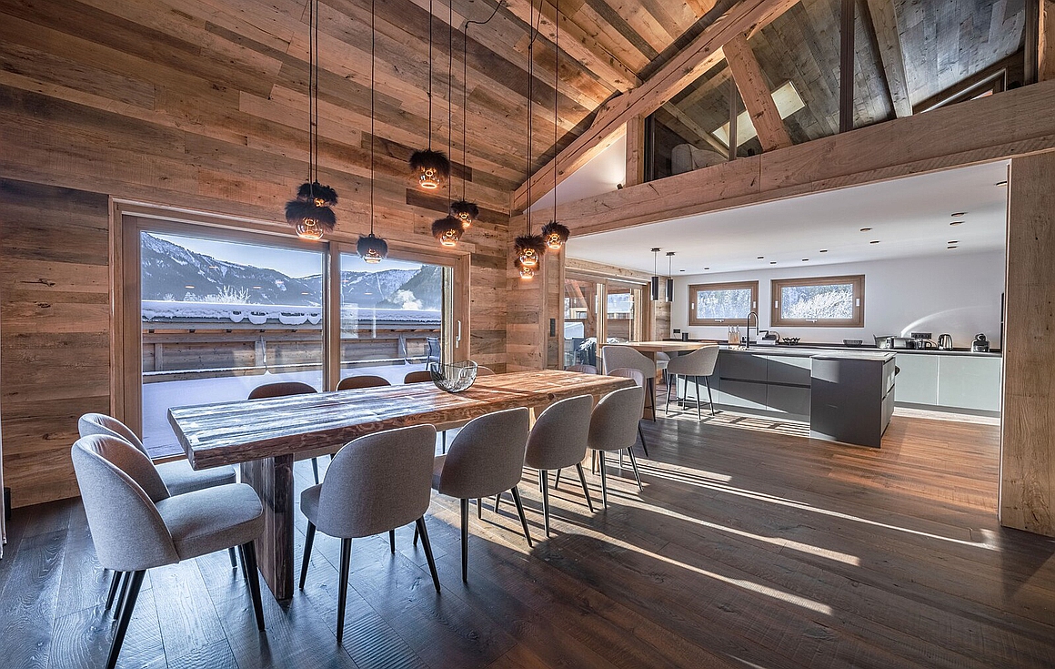 The chalet for sale in Chamonix