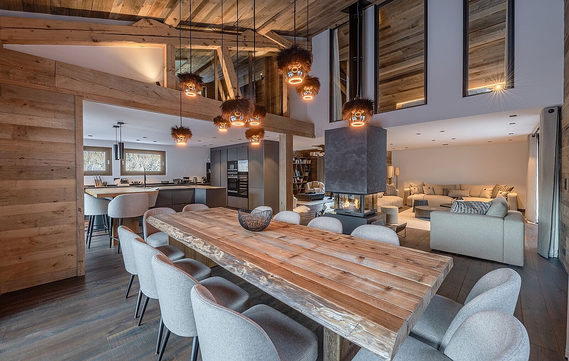 The chalet for sale in Chamonix