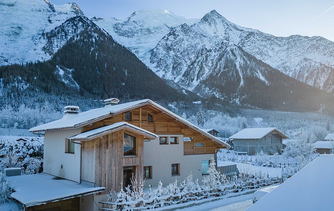 The chalet for sale in Chamonix